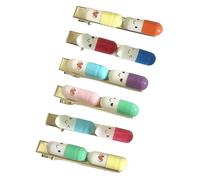 Colorful Medicine Container Hairpin Soft Hair Clip For Everyday Styling Available in Multiple Colors Gentle On The Scalp Trendy Unisex Hair Accessories