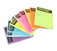 Colorful Memo Pads for Office Message Taking and Portable Note Use | Paper Books, Colour Coded Organisation, Simple Stylish Shape, for Receptionists, Staff, Files, Laptops