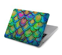Colorful Mermaid Scale Case Cover For MacBook Pro 14 M1-M5 A2442 A2779 A2992 A2918 A3112 A3185 A3401 A3434 A3112