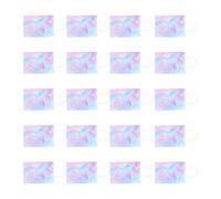 Colorful Mermaids Gift Bags Krafts Paper With Handle/Sticker Craft Paper 20Pieces Take Out Sacks Mermaids Bags