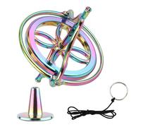 Colorful Metal Anti Gravity Spinning Fingertip Gyroscope Balance Top - Rotating Desk Toy for Boys & Girls - Educational Gift