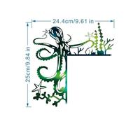 Colorful Metal Sea Animal Door Frame Decor - Sea Turtle, Dolphin, Octopus, Seahorse And Starfish Patterns, Nautical Coastal Wall Art