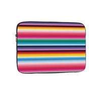 Colorful Mexican Stripes Laptop Case Sleeve 10 inch Laptop Bag Shockproof Computer Carrying Cover Protective Notebook Case