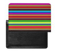 Colorful Mexican Stripes Passport Holder Vaccine Card Holder Travel Document Organizer Credit Card Organizer for Women/Men