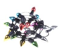 Colorful Miniature String Lights, Dolls House Lights Strings, Pointed Christmas Craft Fake Mini Lights, Colorful Dollhouse Lights Strings for Decorations