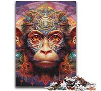 Colorful Monkey 2000 Piece Jigsaw Puzzles for Teenagers,Educational Games Home Decoration Artists Collection,Fine Art (70X100cm)