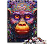 Colorful Monkey 2000 Piece Jigsaw Puzzles for Teenagers Gifts,Pattern Assembly Fun at Home Activities,Birthday Present,Travel Gifts (70X100cm)