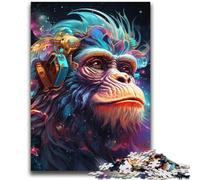 Colorful Monkey 2000 Pieces Jigsaw Puzzles For Teens And Adults,Challenging Game Gifts for Is Ideal As A Gift for The Whole Family (70X100cm)