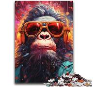 Colorful Monkey Jigsaw Puzzles for Teenagers 2000 Piece Puzzle,Brain Intelligence Challenge Addictive Toys for Home Decoration (70X100cm)