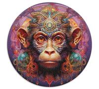 Colorful Monkey JigsawPuzzle 1000 Pieces for Adults Cardboard Puzzles Family Interactive Game, Craft Gift with Colorful Artwork (67.5x67.5cm)