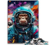 Colorful Monkey Puzzles for Teenagers Teens 1000pc Puzzle,Challenging Family Activity Games DIY Toy for Home Wall Decor Gifts (50x75cm)