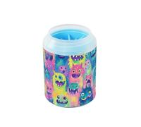 Colorful Monsters Portable Pet Foot Washer Soft Silicone Brush Pets Bathing Brush for Small & Medium Dogs