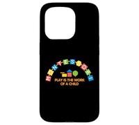 Colorful Montessori Education Play Is The Work Of A Child Case for iPhone 15 Pro