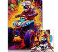 Colorful Motorcycles 1000 Piece Jigsaw Puzzles for Adults,Challenging Family Activity Games DIY Toy for Home Wall Decor Gifts (38x26cm)