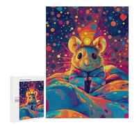 Colorful Mouse Art Print Puzzle 1000 Teile Schwer Puzzle Spielzeug Lernspiel Impossible Herausforderungsspielzeug Für Erwachsene Kinder 500 PCS