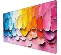 colorful Mouse Mat XXL, 600x300x3mm Gaming Mouse Pad Large art, Office Accessories Desk Mat, Waterproof Non Slip Rubber Base-Smooth Cloth Surface Mousepad, Apply To Office Home Or Gifts For Men A79