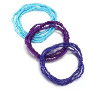 Colorful Multi-layered Seed Beaded Waist Chain for Women Hawaii Summer Beach Waterproof Belly Belt Body Chain for Beach Summer Jewelry Accessories, Middle, Plastic, No Gemstone