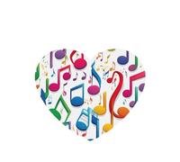 Colorful Music Notes 1 Printing Fashion Car Air Freshener Cards 10 Pcs Car Scented Hanging Sheets
