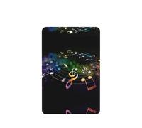 Colorful Music Notes Printing 10 Pcs Car Air Freshener Fragrant Sheets,Car Hanging Accessories With Strings For Decor