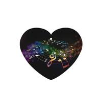 Colorful Music Notes Printing 10 Pcs Car Air Freshener Fragrant Sheets,Car Hanging Accessories With Strings For Decor