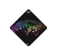 Colorful Music Notes Printing 10 Pcs Car Air Freshener Fragrant Sheets,Car Hanging Accessories With Strings For Decor