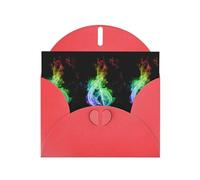 Colorful Music Notes Printing Holiday Happy Birthday Cards Gift With Envelope And Note Tag For Women Men Wife Mom Husband