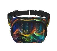 Colorful Music Noteswaist Bag for Men Women - Adjustable Double Fanny Pack for Travel, Sports, and Daily