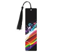 Colorful Music Wooden Bookmark Book Lovers Tassels Crafts Accessories Reading Book Club Party