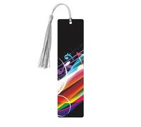 Colorful Music Wooden Bookmark Perfect Decoration for Bookmarks Lovers Students Reading Book Club