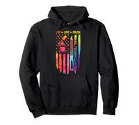 Colorful Nail Technician Flag Nail Tech Pride Pullover Hoodie
