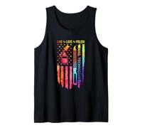Colorful Nail Technician Flag Nail Tech Pride Tank Top