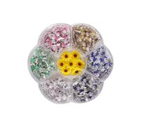Colorful Nails Art Charms Flower Charms Cute Insects Bees Nail Fire Resin Nails Art Decorations for Acrylic Nails