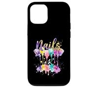 Colorful Nails Nail Tech Clean Beauty Nail Artist Case for iPhone 12/12 Pro