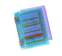 Colorful Nails Storage Display Swatches Book for Accurate Color Selection and Easy Organization Multicolored Tray Sample Booklet