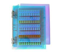 Colorful Nails Storage Display Swatches Book for Accurate Color Selection and Easy Organization Multicolored Tray Sample Booklet