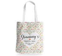Colorful Nana Travel Bag Tote Bag Beach Bag Grandma Gifts Retriement Mothers Day Christmas Birthday Gifts for Grandma from Granddaughter Women Grandmother Nana Mimi Camping Shopping Grocery Bag 1189
