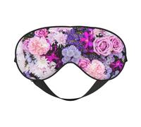 Colorful Nature Flower Print Eye Mask for Sleeping Light Blocking,Soft Breathable Eye Mask,Adult Party Eyeshade Favors