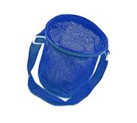 Colorful Net Storage Bag Adjustable Strap Kids Beach Trip Carrying Shoulder Bag For Seashells Stone Sand Play Essential Kids Seashells Collecting Bags