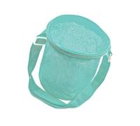 Colorful Net Storage Bag Adjustable Strap Kids Beach Trip Carrying Shoulder Bag For Seashells Stone Sand Play Essential Adjustable Strap Kids Beach