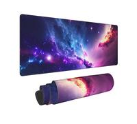 Colorful Night Sky Extended Big Mouse Pad Large,XL Gaming Mouse Pad Desk Pad,31.5x11.8inch Long Computer Keyboard Mouse Mat Mousepad with 3mm Non-Slip Base for Home Office Work