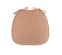 Colorful Non-Slip Dining Chair Cushions with Ties - 6 Pack Rounded Kitchen Chair Pads for Enhanced Comfort and Style in Your Dining Room