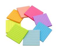 Colorful Note Paper 360Sheets 3x3Inch Adhesive Pad Notes Paper Lined Pocket Notepads for Writing Journaling Colorful Pad