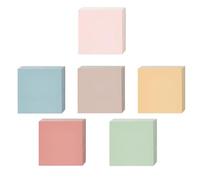 Colorful Note Paper 3x3Inch Adheive Notes Reminder on Notebook Calender Fridges Small Notepads 100Sheet / Pad Supplies