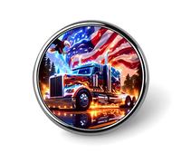 Colorful Ocean Octopus Badge Pin Round Badge Metal Button Badges Brooch Lapel Pin for Men Women 1 Inch