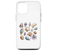 Colorful Ocean Seashells Marine Life Pattern Case for iPhone 12/12 Pro