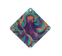 Colorful Octopus Car Air Freshener Hanging, Long Lasting Scented Car Aromatherapy Tablets, Rhombus Fragrance Scented Cards for Vehicles, Bedroom, Wardrobe Gray-style