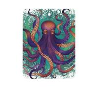 Colorful Octopus Car Air Freshener Hanging, Long Lasting Scented Car Aromatherapy Tablets, Square Fragrance Scented Cards for Vehicles, Bedroom, Wardrobe White-style