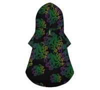 Colorful Octopus Dog Hoodie Luxury Dog Clothes Winter Dog Jacket Pet Clothes Hoodie French Bulldog Teddy Pug Puppy Clothes M