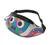 Colorful Octopus Fanny Pack for Men Women, Waterproof Sports Waist Bag Fashion Belt Bag Crossbody Bags Hip Bum Bag with Adjustable Strap Large Sling Bag Purse for Travel Hiking