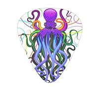 Colorful Octopus Guitar Picks 12-Pack, Guitars Accessories For Men Women Professional Guitarist, Musicians And Beginner